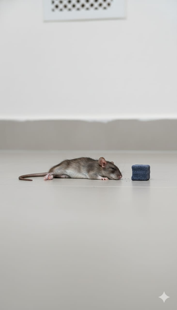 Rat Killer Poison Wax Blocks – Professional Rodent Control Bait (For Rats & Mice) - Pack of 6